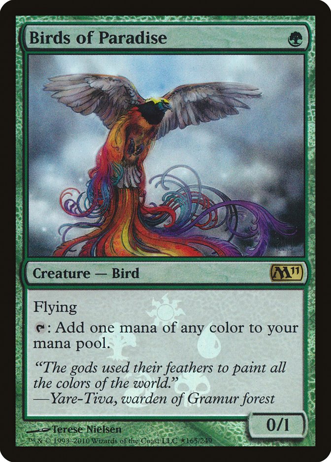 Birds of Paradise (Buy-A-Box) [Magic 2011 Promos] | Chromatic Games