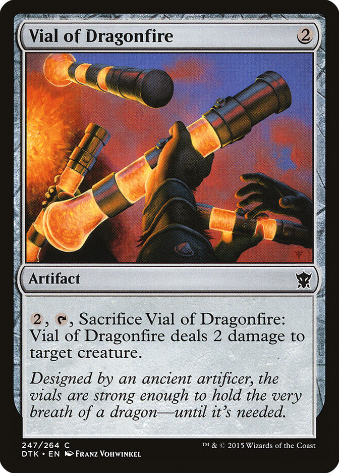 Vial of Dragonfire [Dragons of Tarkir] | Chromatic Games