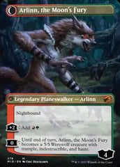 Arlinn, the Pack's Hope // Arlinn, the Moon's Fury (Borderless) [Innistrad: Midnight Hunt] | Chromatic Games