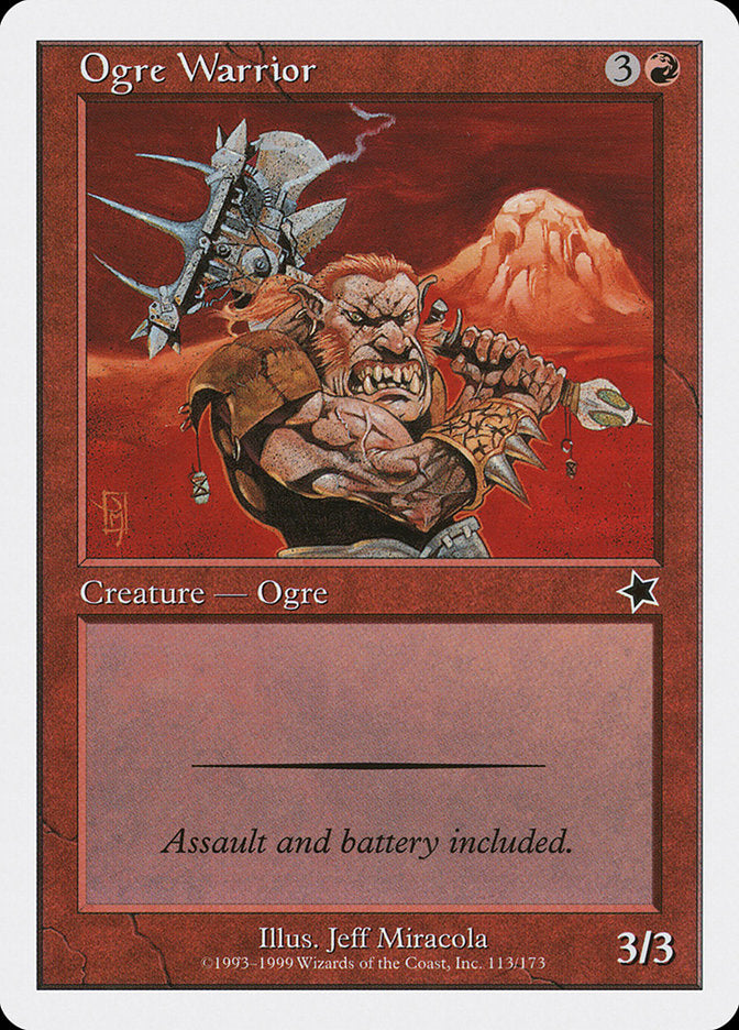 Ogre Warrior [Starter 1999] | Chromatic Games