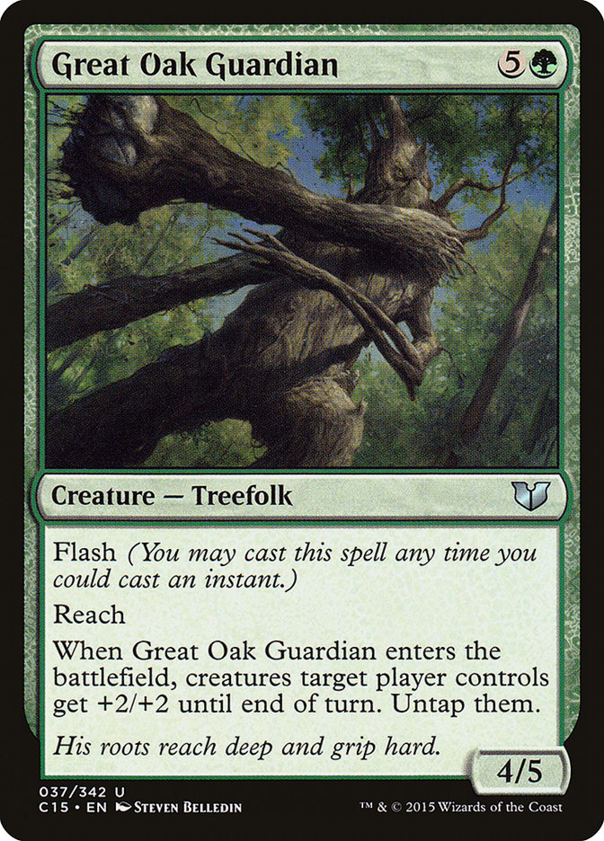 Great Oak Guardian [Commander 2015] | Chromatic Games