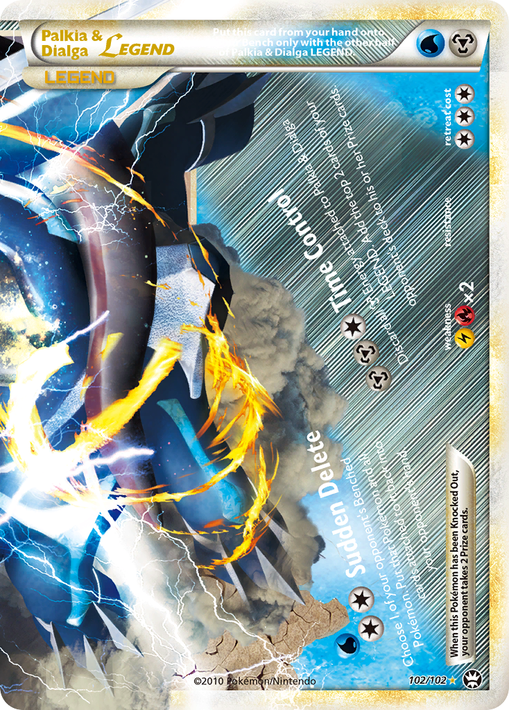 Palkia & Dialga LEGEND [HS—Triumphant] | Chromatic Games