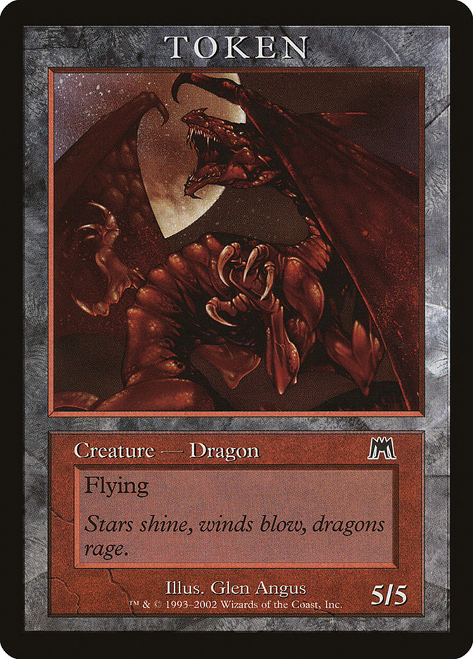 Dragon Token [Magic Player Rewards 2002] | Chromatic Games