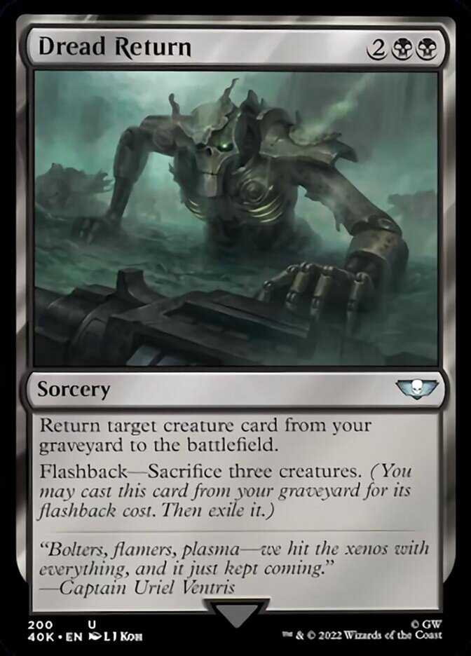 Dread Return (Surge Foil) [Warhammer 40,000] | Chromatic Games