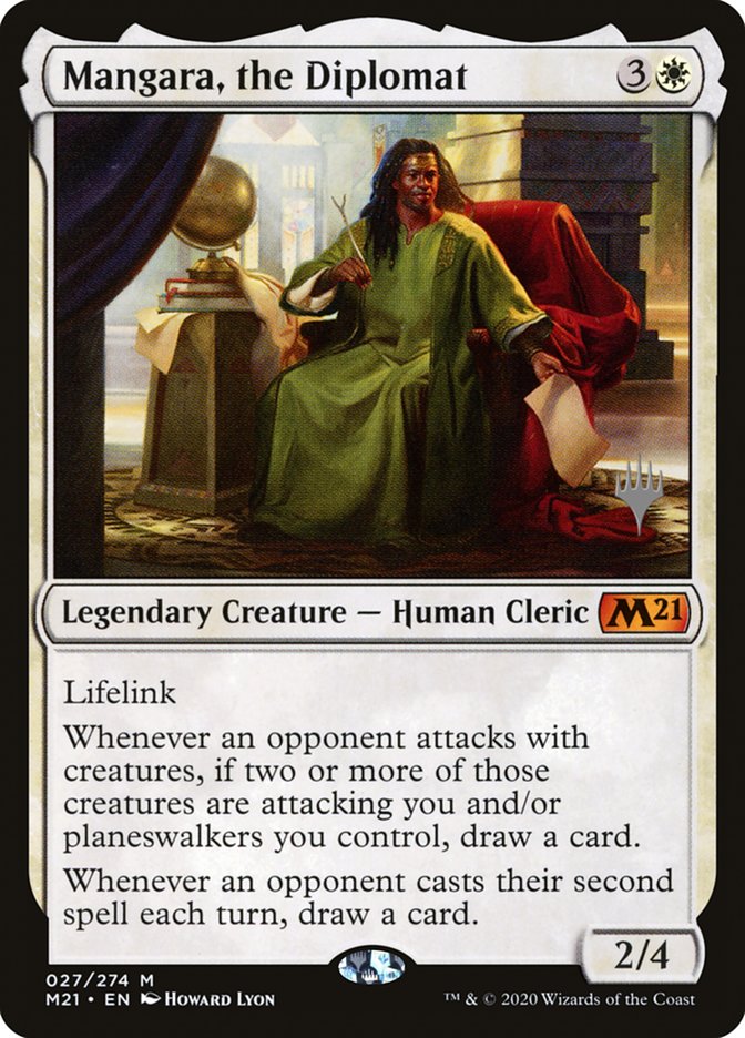 Mangara, the Diplomat (Promo Pack) [Core Set 2021 Promos] | Chromatic Games