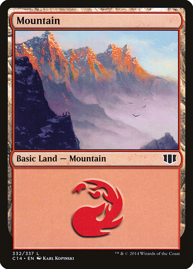 Mountain (332) [Commander 2014] | Chromatic Games