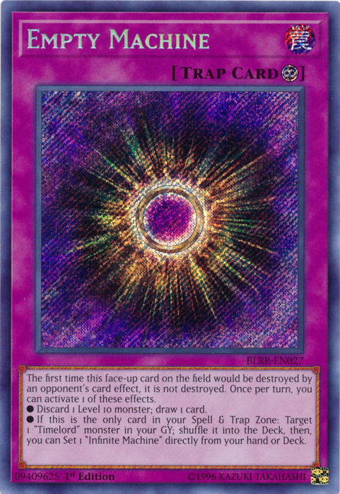 Empty Machine [BLRR-EN027] Secret Rare | Chromatic Games