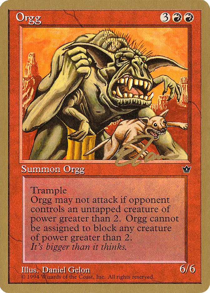 Orgg (Eric Tam) [Pro Tour Collector Set] | Chromatic Games