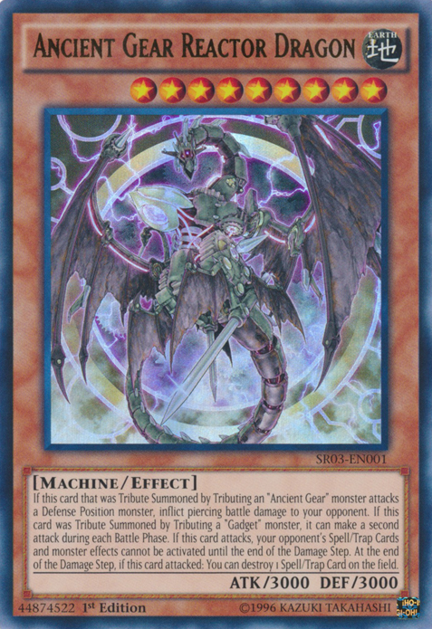 Ancient Gear Reactor Dragon [SR03-EN001] Ultra Rare | Chromatic Games