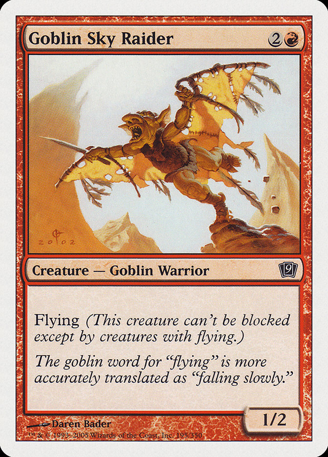 Goblin Sky Raider [Ninth Edition] | Chromatic Games