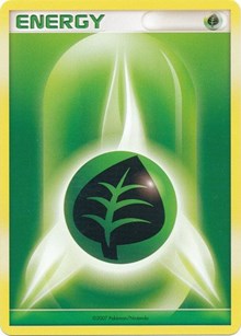 Grass Energy (2007 Unnumbered D/P Style Non-Holo) [League & Championship Cards] | Chromatic Games