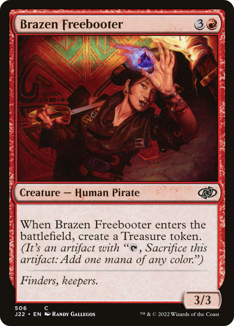 Brazen Freebooter [Jumpstart 2022] | Chromatic Games