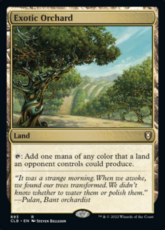 Exotic Orchard [Commander Legends: Battle for Baldur's Gate] | Chromatic Games