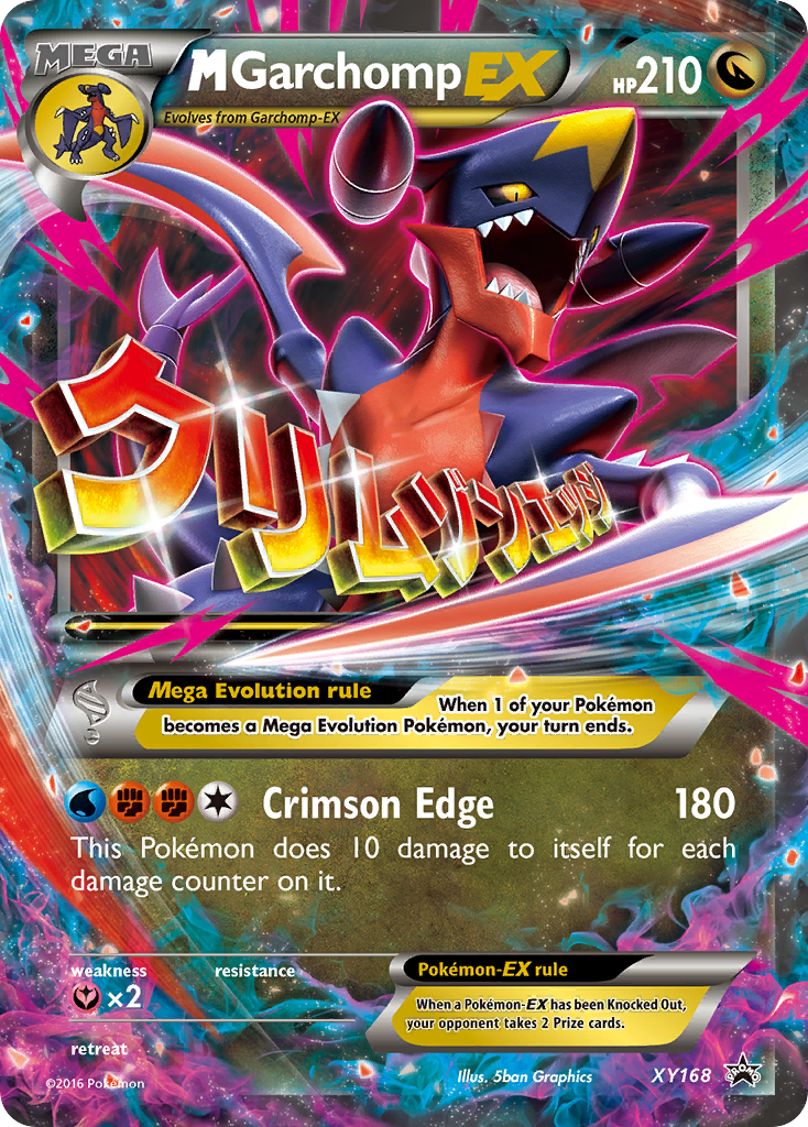 M Garchomp EX (XY168) [XY: Black Star Promos] | Chromatic Games