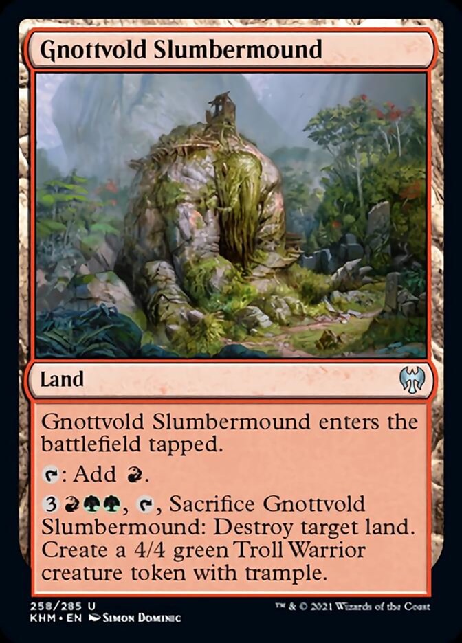 Gnottvold Slumbermound [Kaldheim] | Chromatic Games