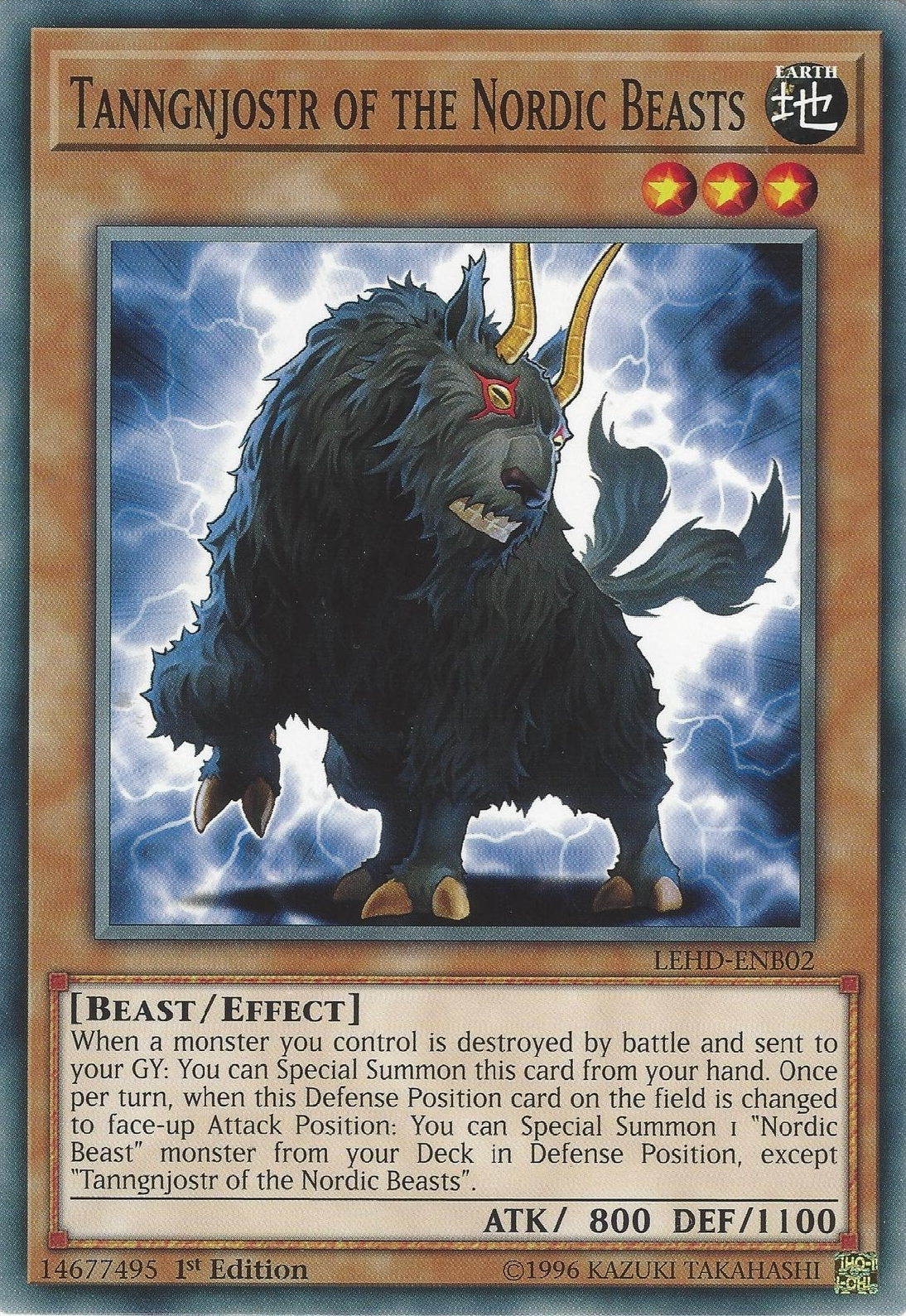 Tanngnjostr of the Nordic Beasts [LEHD-ENB02] Common | Chromatic Games