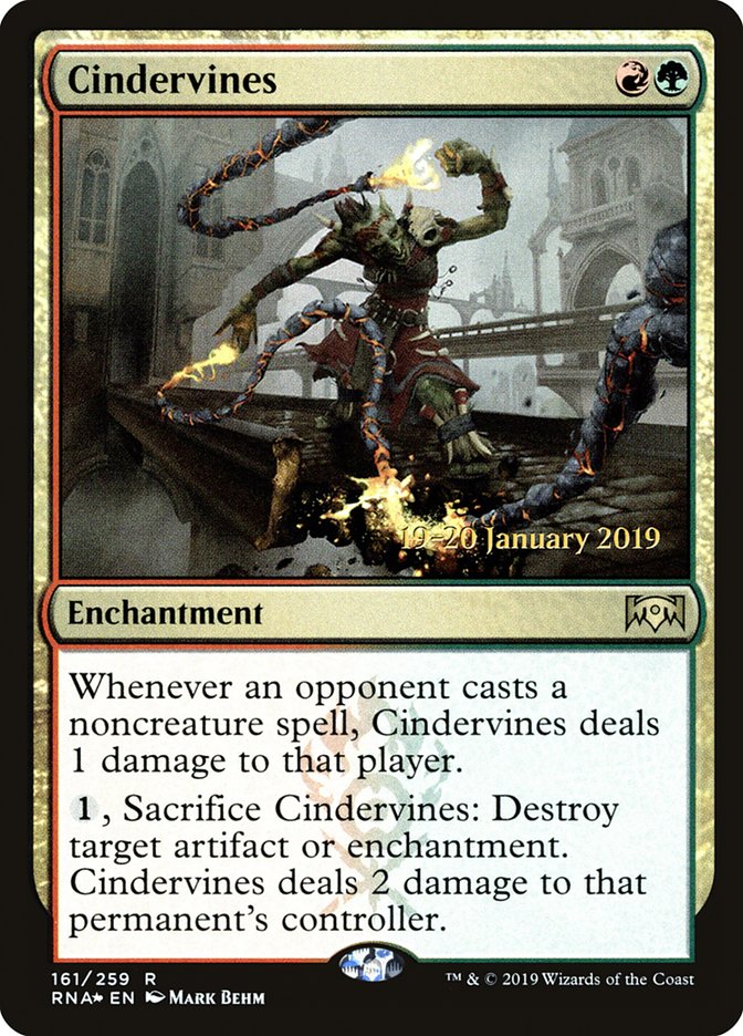 Cindervines [Ravnica Allegiance Prerelease Promos] | Chromatic Games