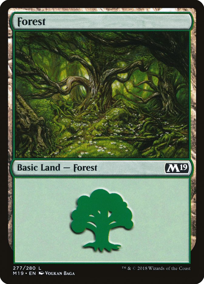 Forest (277) [Core Set 2019] | Chromatic Games