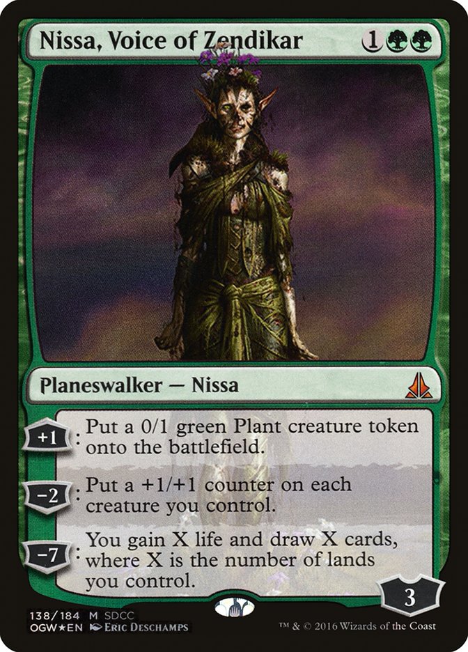 Nissa, Voice of Zendikar [San Diego Comic-Con 2016] | Chromatic Games