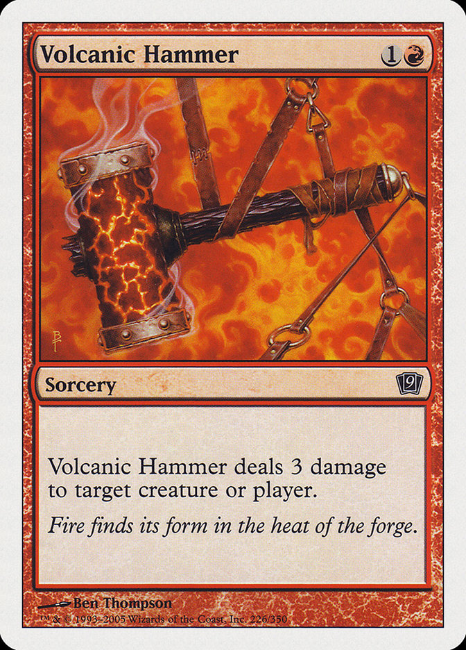 Volcanic Hammer [Ninth Edition] | Chromatic Games