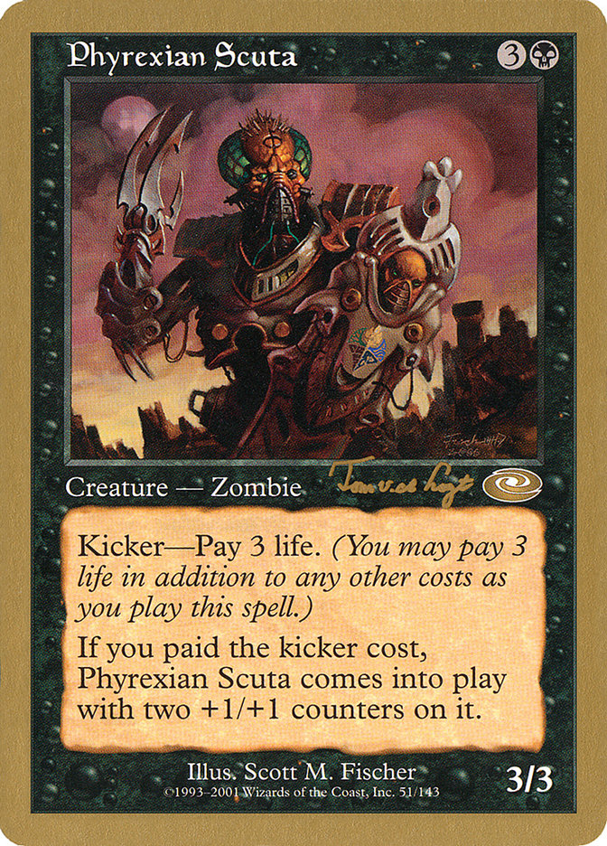 Phyrexian Scuta (Tom van de Logt) [World Championship Decks 2001] | Chromatic Games