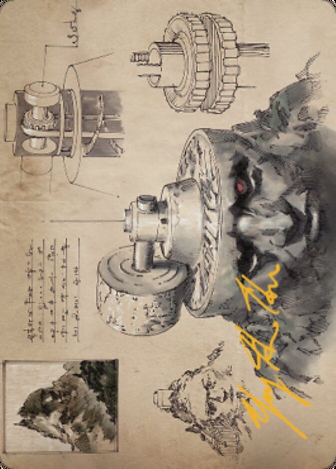 Millstone Art Card (Gold-Stamped Signature) [The Brothers' War Art Series] | Chromatic Games
