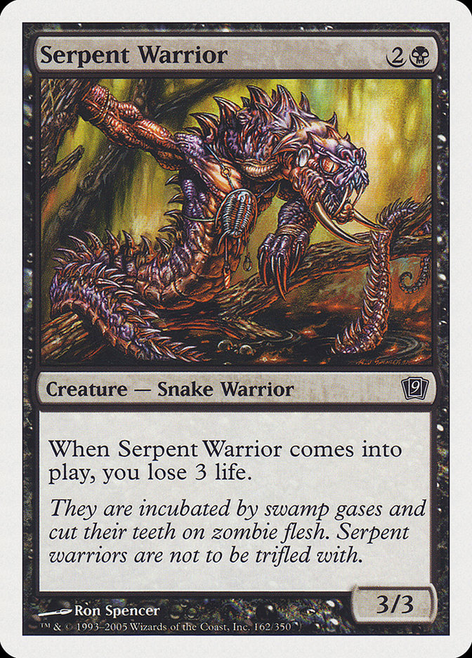 Serpent Warrior [Ninth Edition] | Chromatic Games