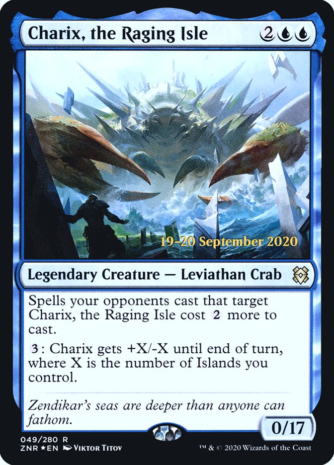 Charix, the Raging Isle [Zendikar Rising Prerelease Promos] | Chromatic Games