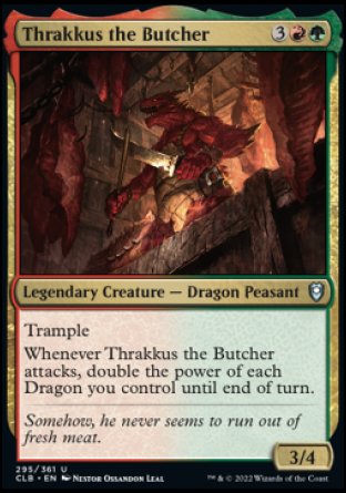 Thrakkus the Butcher [Commander Legends: Battle for Baldur's Gate] | Chromatic Games