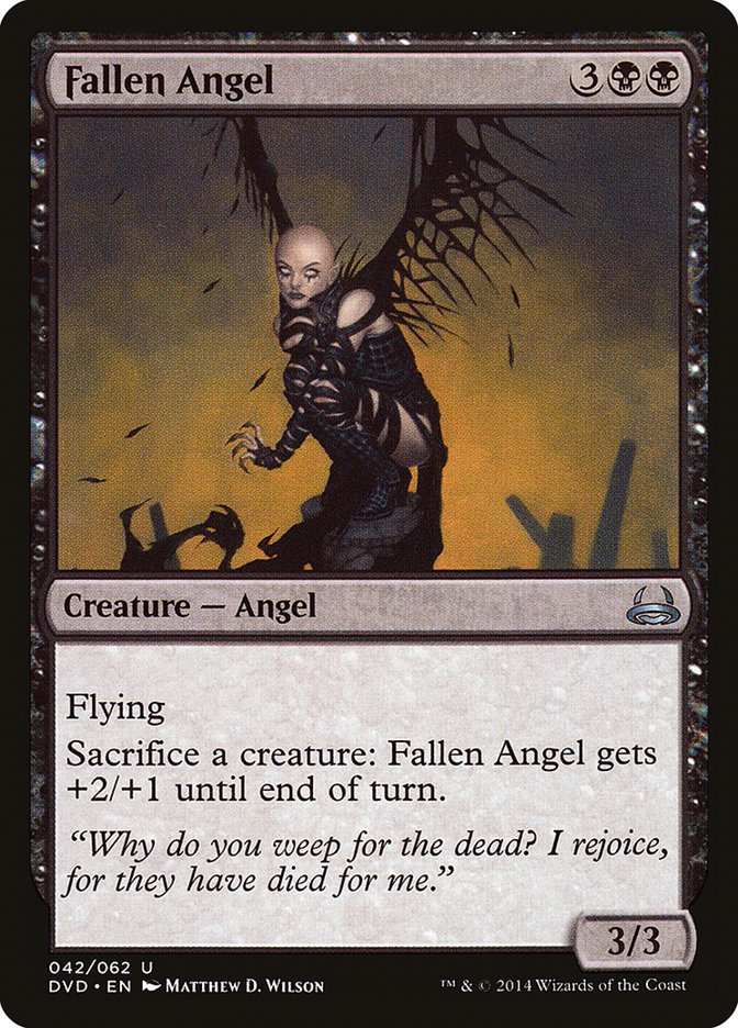 Fallen Angel (Divine vs. Demonic) [Duel Decks Anthology] | Chromatic Games