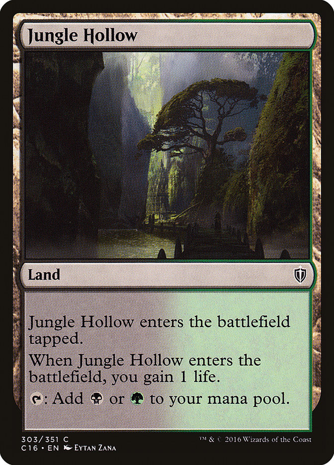 Jungle Hollow [Commander 2016] | Chromatic Games