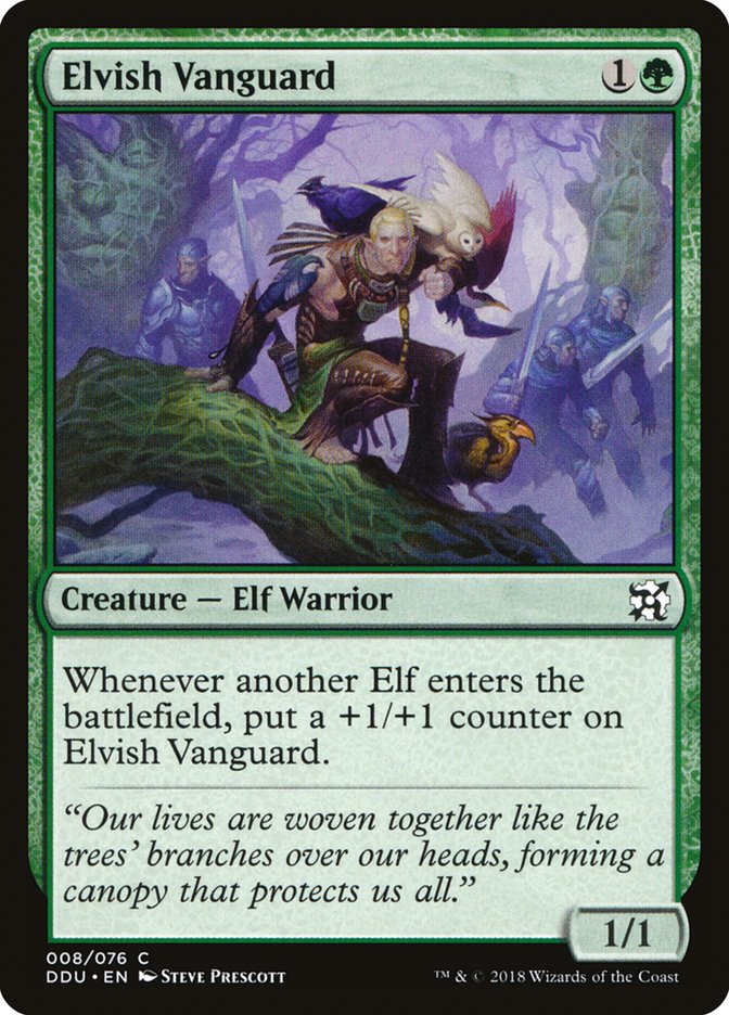 Elvish Vanguard [Duel Decks: Elves vs. Inventors] | Chromatic Games