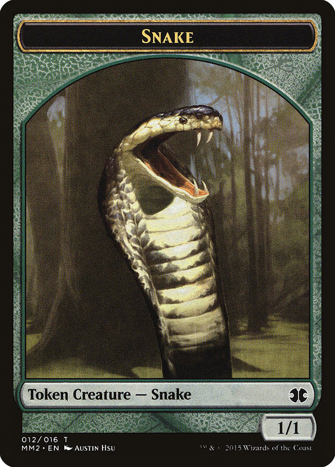 Snake Token [Modern Masters 2015 Tokens] | Chromatic Games