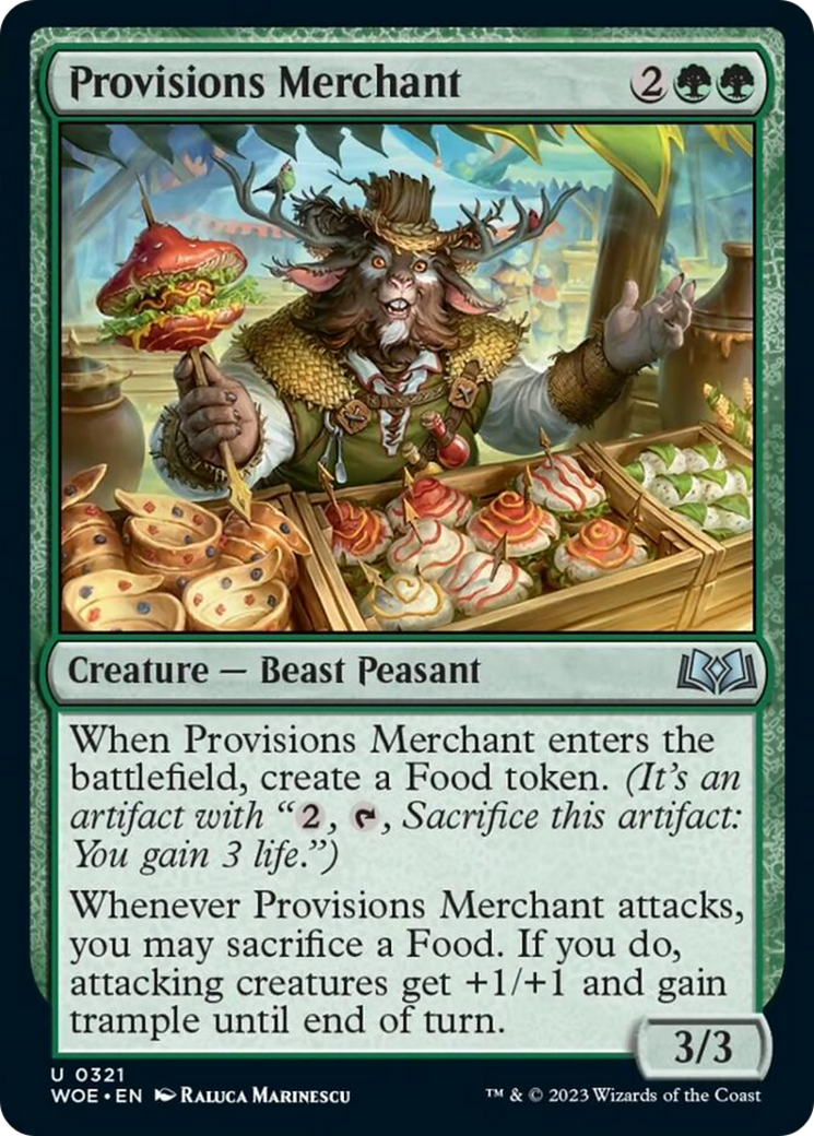 Provisions Merchant [Wilds of Eldraine] | Chromatic Games