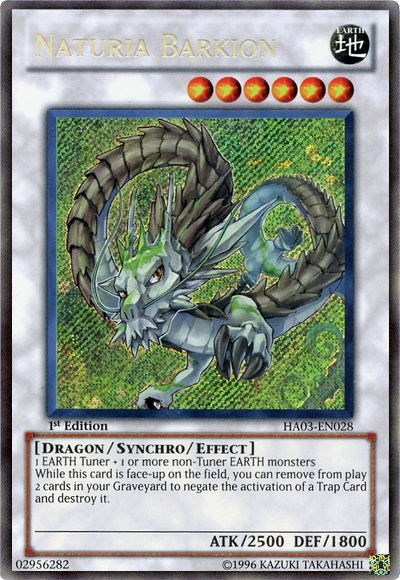 Naturia Barkion [HA03-EN028] Secret Rare | Chromatic Games