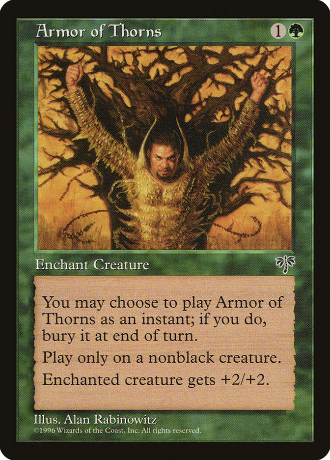 Armor of Thorns [Mirage] | Chromatic Games