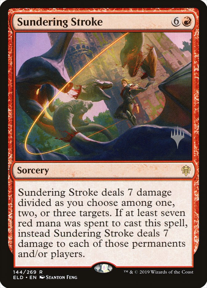 Sundering Stroke (Promo Pack) [Throne of Eldraine Promos] | Chromatic Games