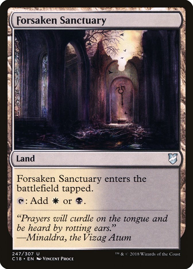 Forsaken Sanctuary [Commander 2018] | Chromatic Games