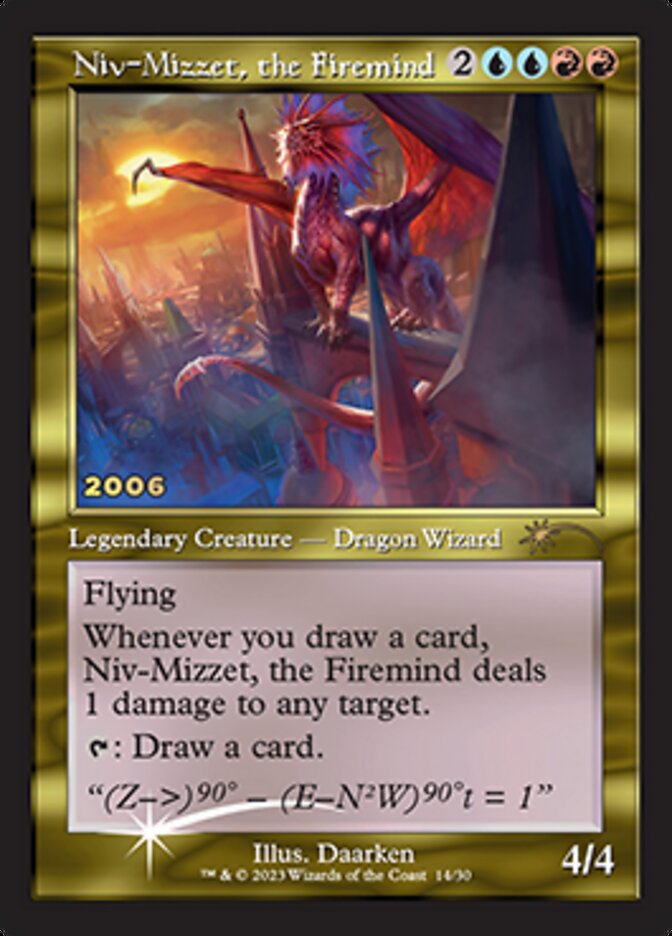 Niv-Mizzet, the Firemind [30th Anniversary Promos] | Chromatic Games