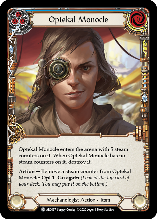 Optekal Monocle [U-ARC037] (Arcane Rising Unlimited)  Unlimited Normal | Chromatic Games