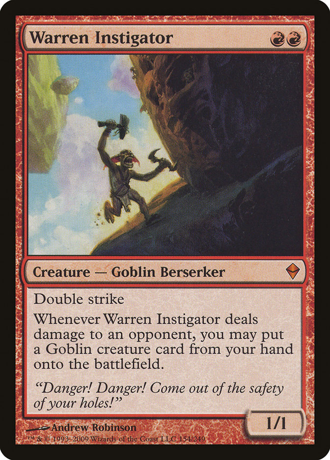 Warren Instigator [Zendikar] | Chromatic Games