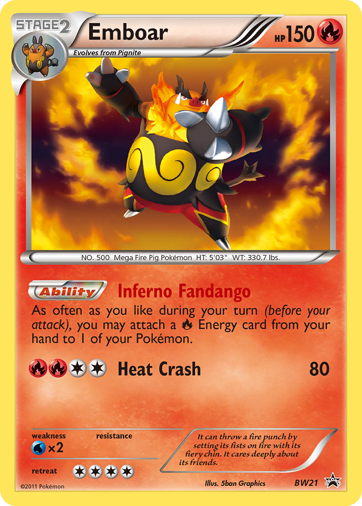 Emboar [BW Black Star Promos] | Chromatic Games