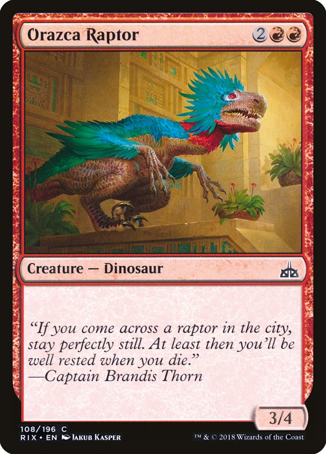 Orazca Raptor [Rivals of Ixalan] | Chromatic Games