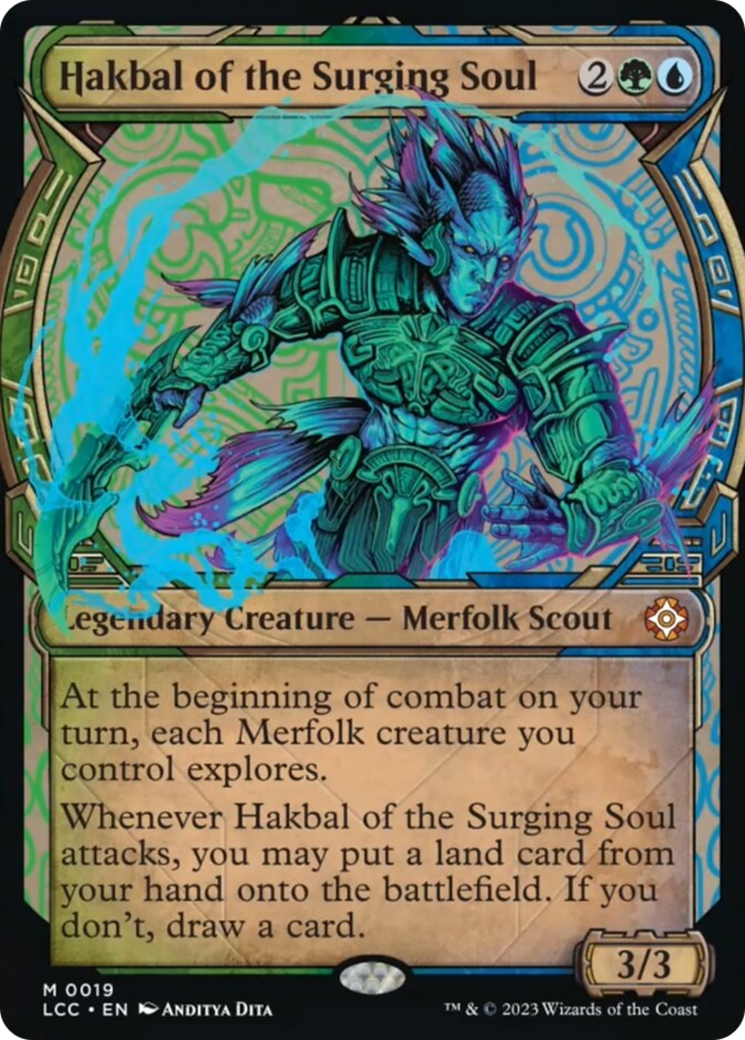 Hakbal of the Surging Soul (Showcase) [The Lost Caverns of Ixalan Commander] | Chromatic Games