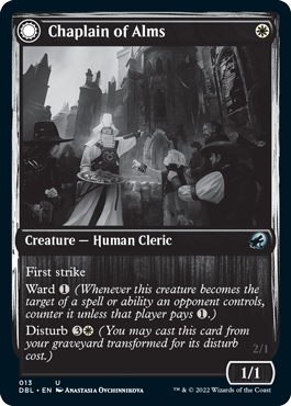 Chaplain of Alms // Chapel Shieldgeist [Innistrad: Double Feature] | Chromatic Games