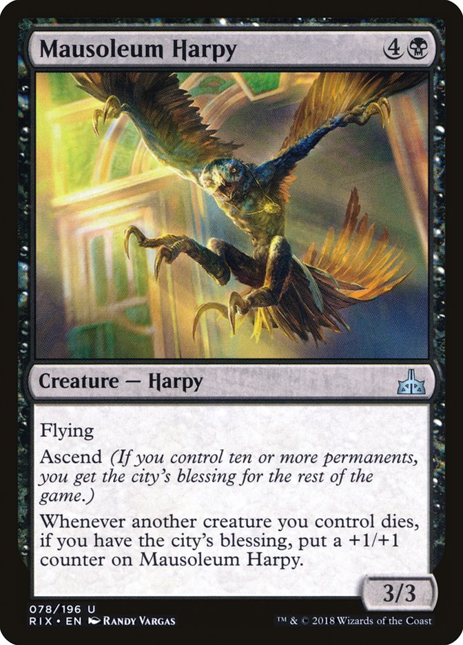 Mausoleum Harpy [Rivals of Ixalan] | Chromatic Games