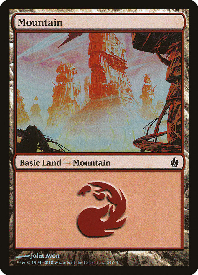 Mountain (31) [Premium Deck Series: Fire and Lightning] | Chromatic Games