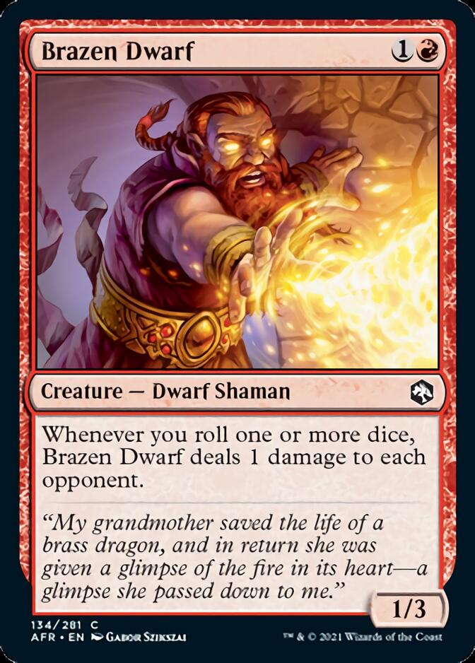 Brazen Dwarf [Dungeons & Dragons: Adventures in the Forgotten Realms] | Chromatic Games