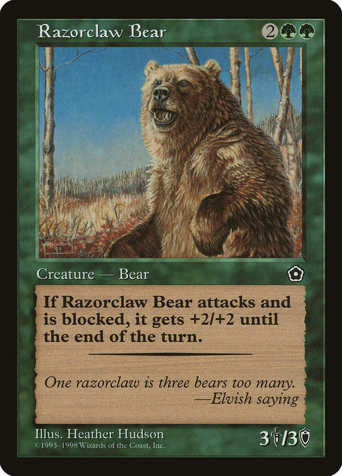 Razorclaw Bear [Portal Second Age] | Chromatic Games