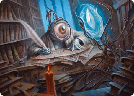 Unblinking Observer Art Card [Innistrad: Midnight Hunt Art Series] | Chromatic Games